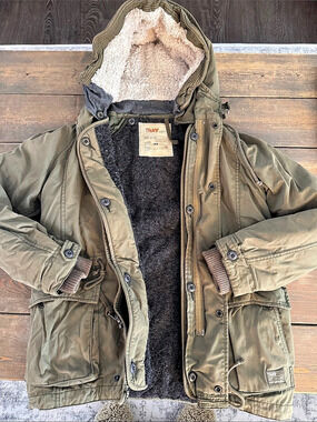 TNA Griffith Winter Product Military Edition 017-024 Utility Jacket Olive Medium